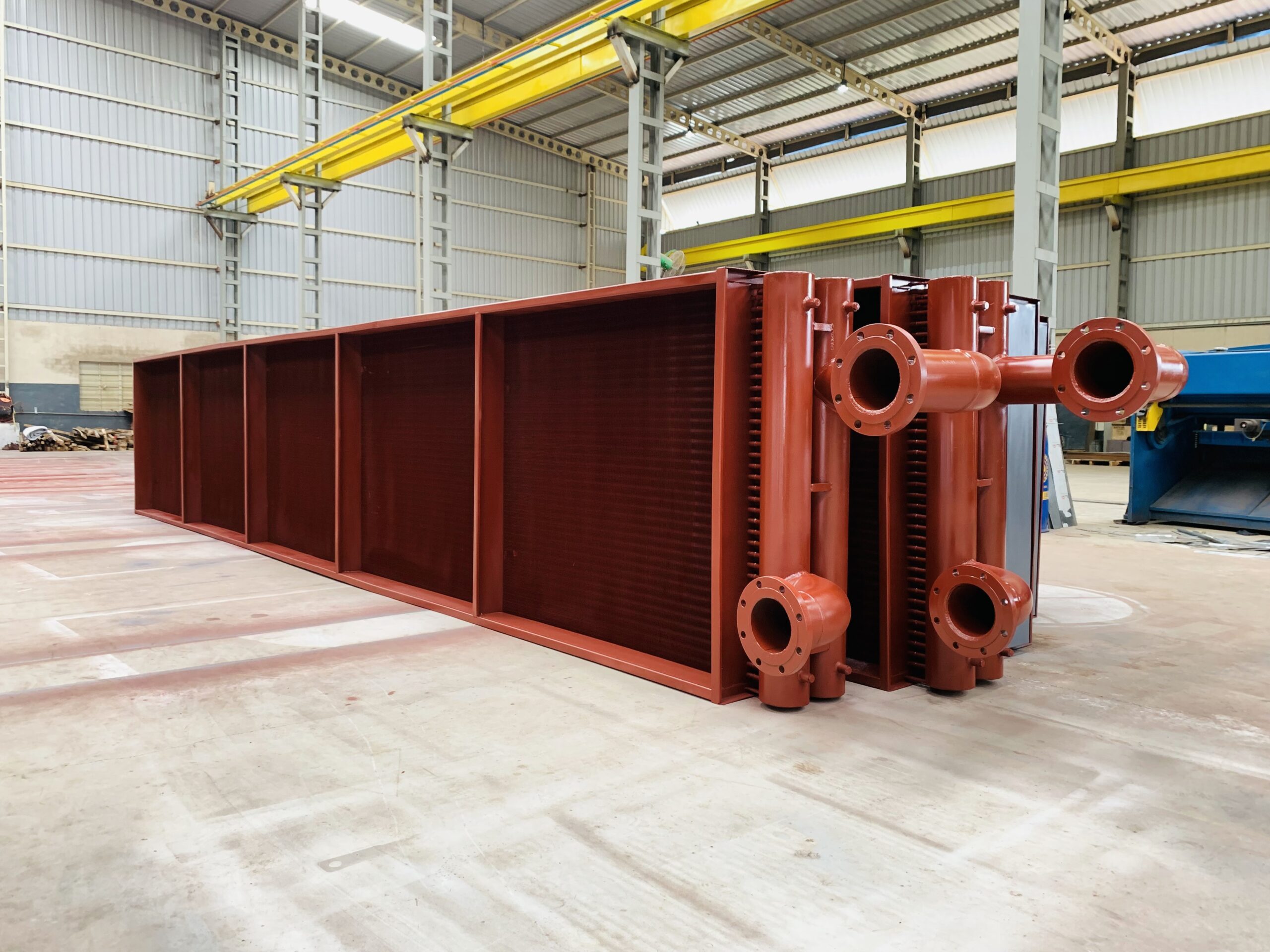 Fin and tube heat exchanger